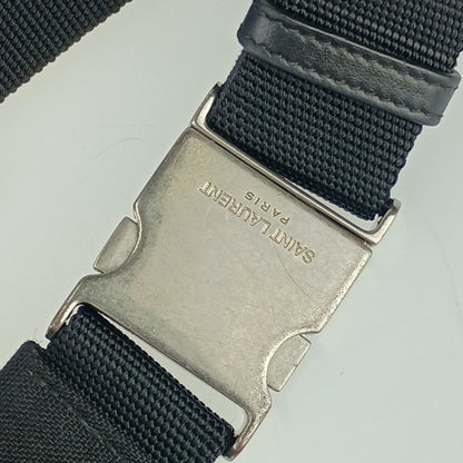 Yves Saint Laurent Saint Laurent Paris Saint Laurent Paris Waist Bag City Belt 505973 Black Canvas