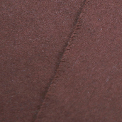 Hermes Men'S 100% Cashmere Scarf With Fringe And Embroidered Logo