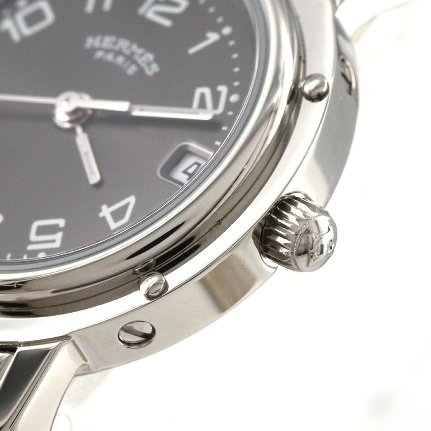 Herms Clipper Cl4.210 Stainless Steel Quartz Watch