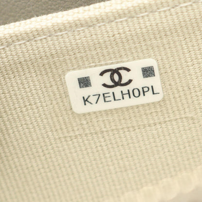 Chanel Matelasse Round Wallet In Grained Calfskin Leather