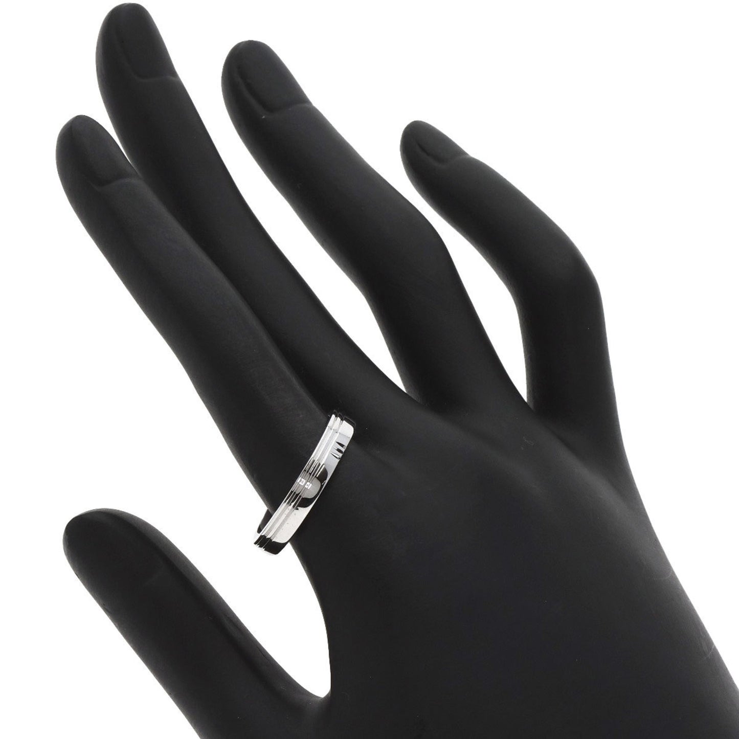 Hermes Herms Alliance Kelly #58 Ring In 18K White Gold