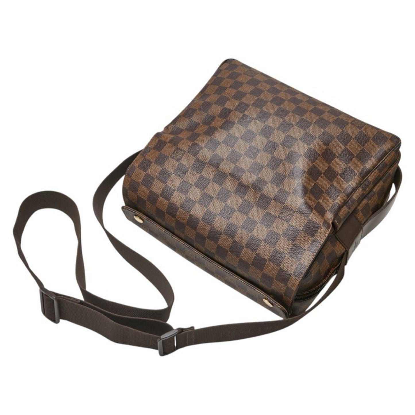 Louis Vuitton Damier Naviglio Shoulder Bag N45255 Brown Leather