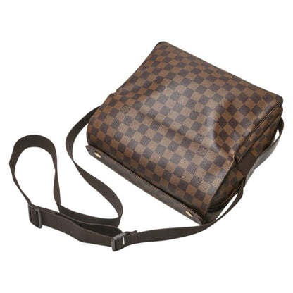 Louis Vuitton Damier Naviglio Shoulder Bag N45255 Brown Leather