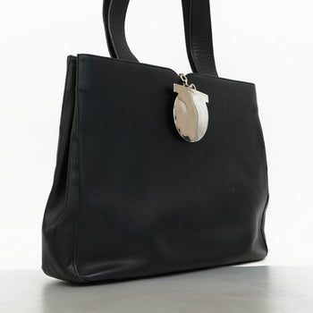 Salvatore Ferragamo Gancini Leather Tote Bag