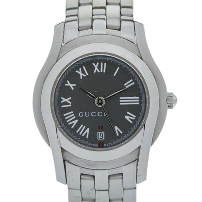 Gucci G-Class Watch 5500L Quartz Gray Dial Stainless Steel