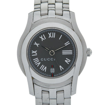 Gucci G-Class Watch 5500L Quartz Gray Dial Stainless Steel