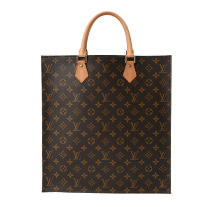Louis Vuitton Monogram Sac Plat Brown M51140 Men'S/Women'S Canvas Tote Bag