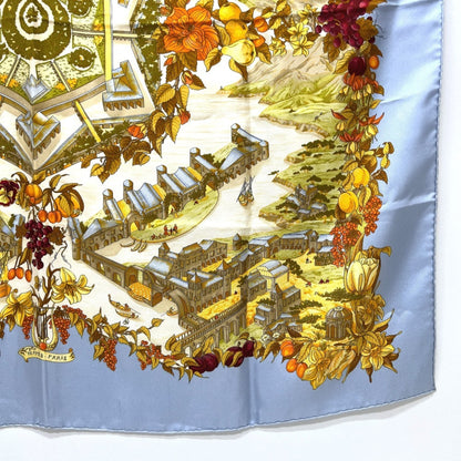Hermes Carr 90 "Au Pays De Cocagne" (In Paradise) Silk Scarf
