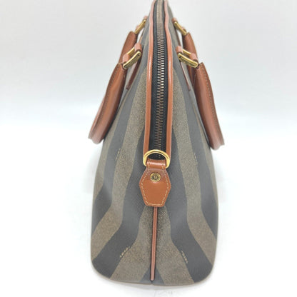 Fendi Pecan Bowling 2-Way Bag Shoulder Crossbody Handbag Leather