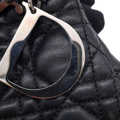 Christian Dior Cannage Leather Shoulder Bag