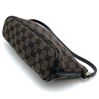 Gucci 002058 Pouch Gg Canvas Brown/Black