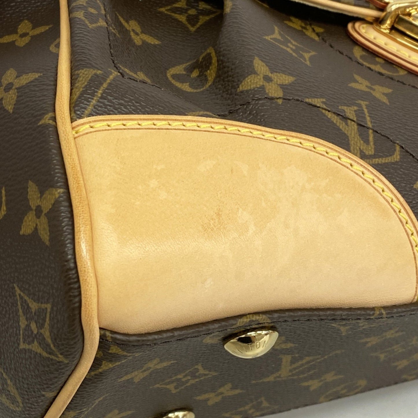 Louis Vuitton Monogram Beverly Mm Shoulder Bag M40121 Brown