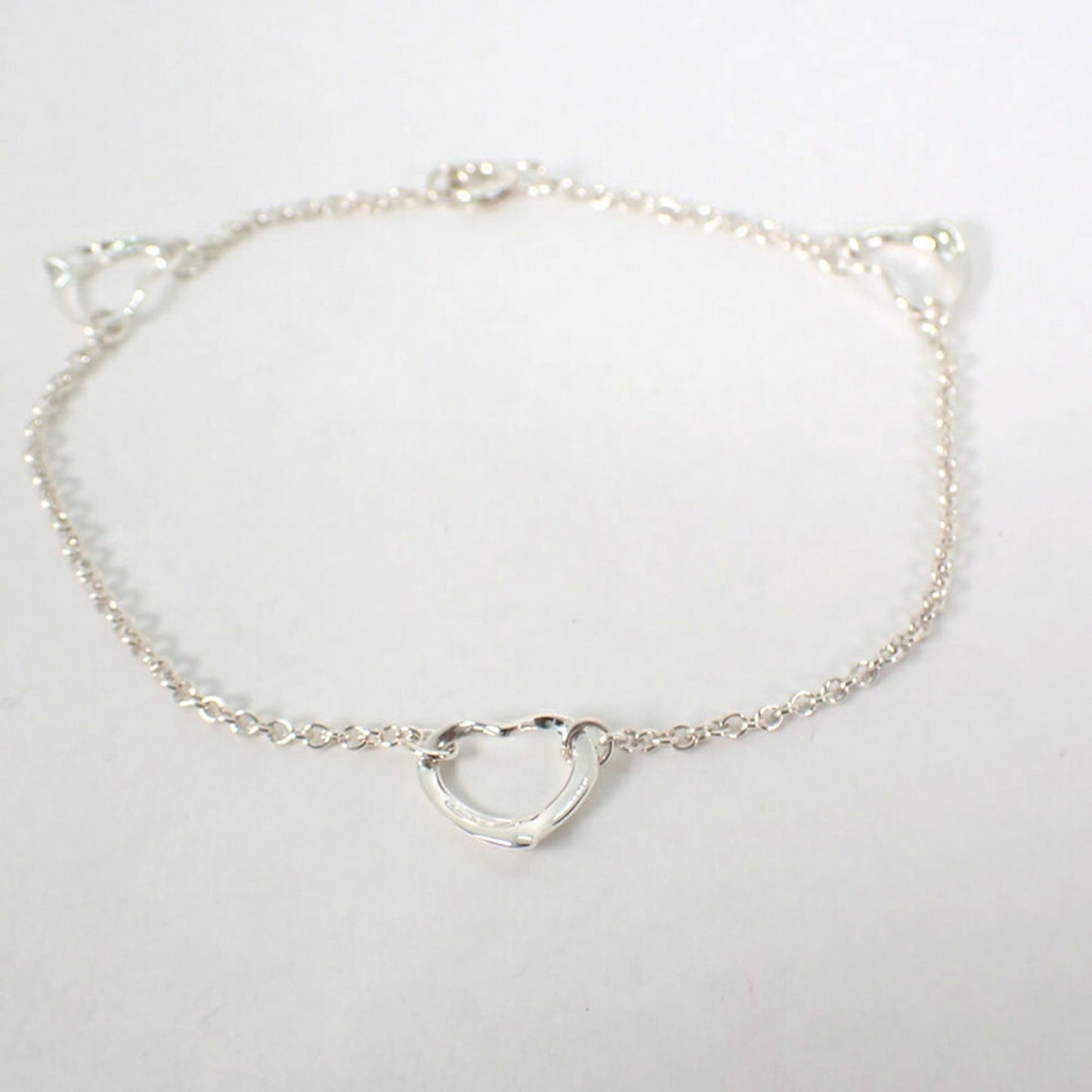 Tiffany 925 Heart 3P Bracelet J21-4