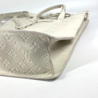 Louis Vuitton M53265 Monogram Taurillon Sac Plat Handbag Tote Bag 2Way Shoulder Leather