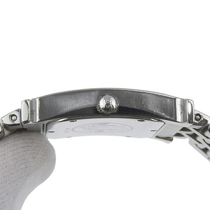 Hermes Hermes H Watch Wristwatch Hh1.510 Stainless Steel Quartz Analog Display Orange Dial Heure
