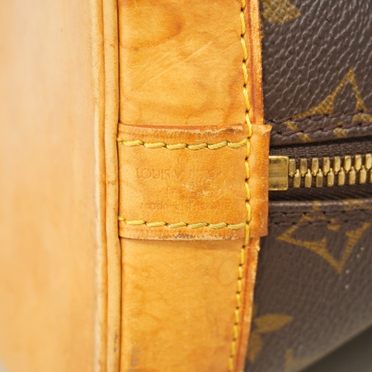 Louis Vuitton Monogram Alma Handbag M51130 Brown