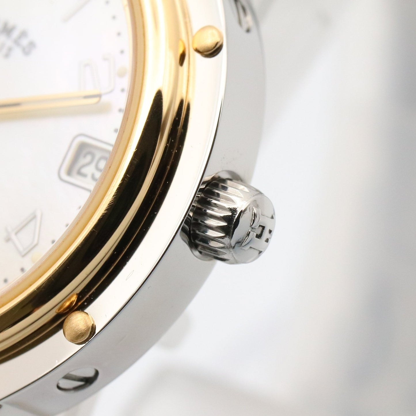 Herms Clipper Nacre Watch