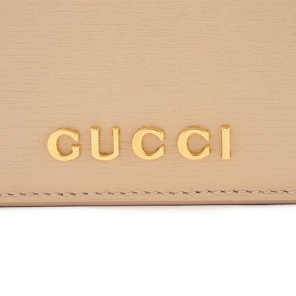 Gucci Chain Wallet Shoulder Bag 772643 Leather Pale Orange