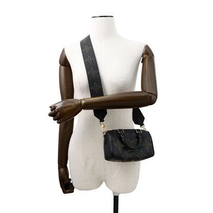 Louis Vuitton Monogram Empreinte Nano Speedy Handbag M46745 2-Way Shoulder Bag Black