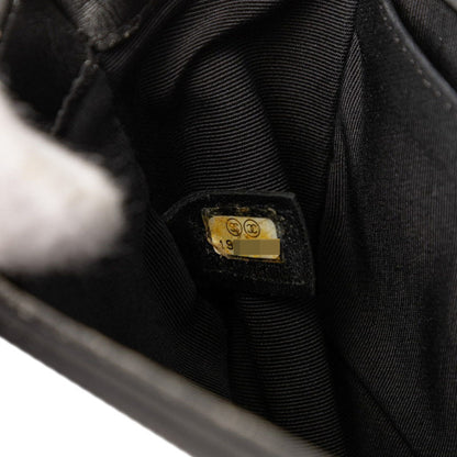 Chanel Coco Mark Stud Boy 20 Crossbody Chain Shoulder Bag In Black Lambskin