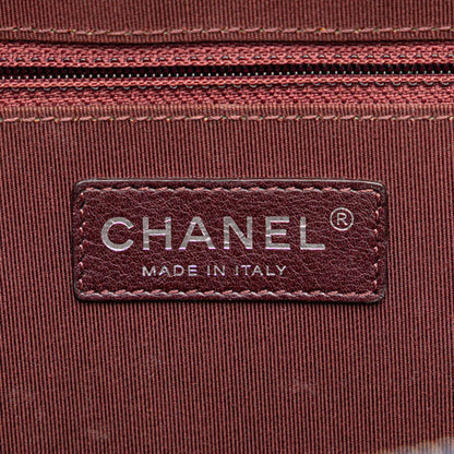 Chanel Boy Chanel Chain Shoulder Bag Camera Navy Lambskin