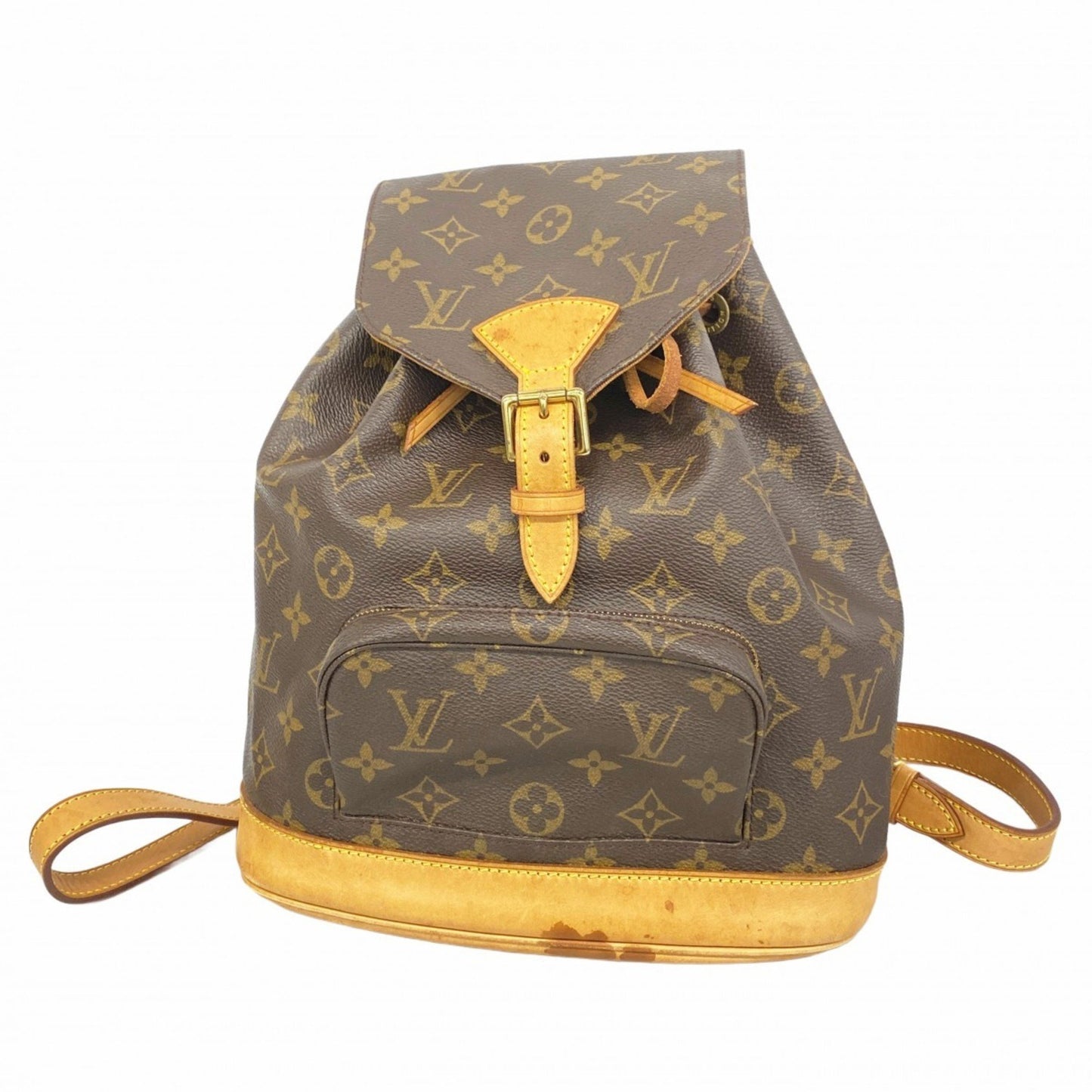Louis Vuitton Monogram Montsouris Mm Backpack M51136 Brown