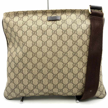 Gucci 201446 Shoulder Bag Brown Gg Supreme Canvas