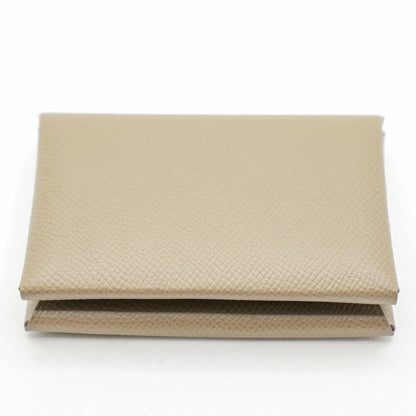Hermes Herms Calvi Duo Etoupe Epson W-Stamped Wallet/Coin Case