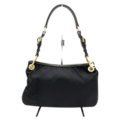 Prada Shoulder Bag Nylon Br4894 Black