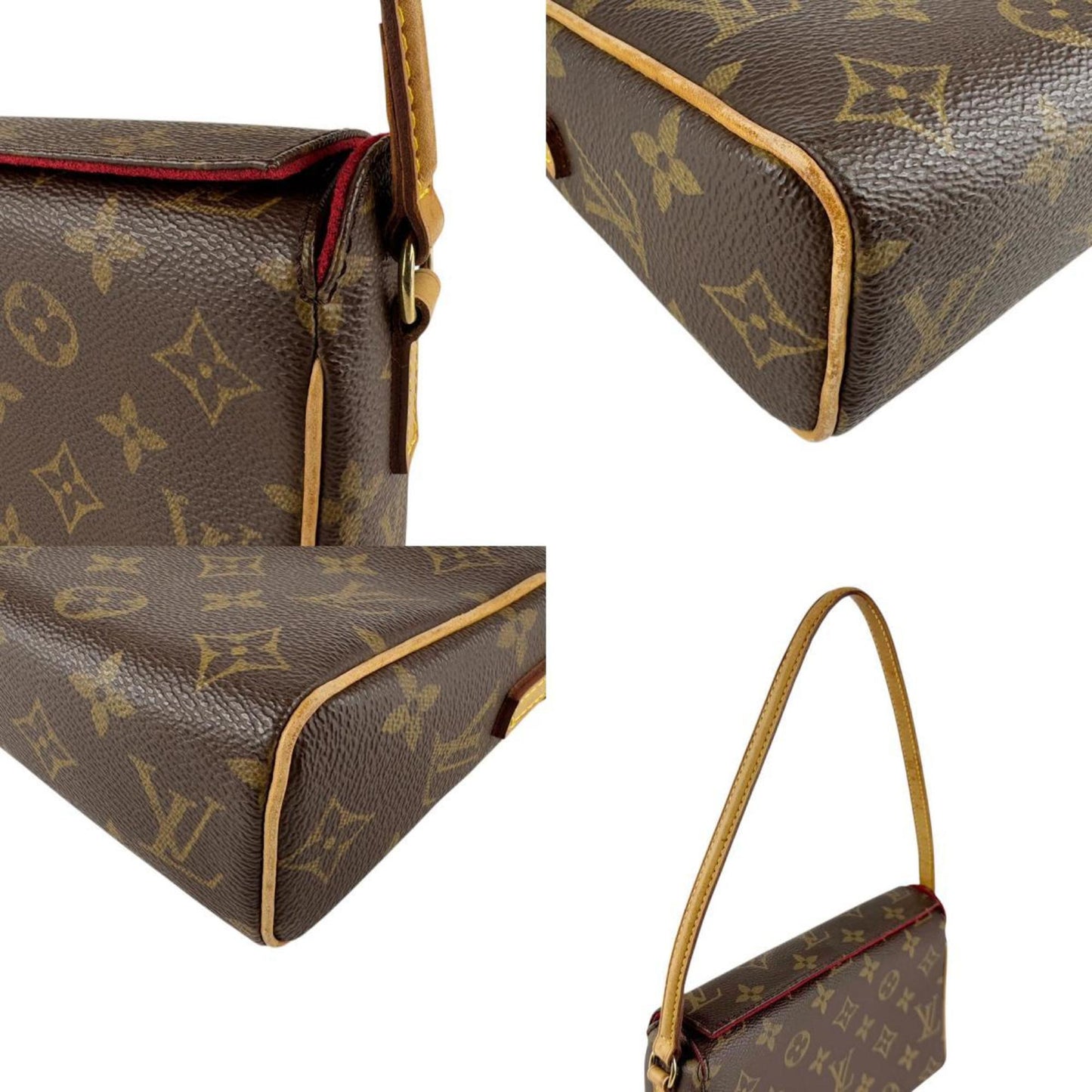 Louis Vuitton Monogram Recital Brown Shoulder Bag