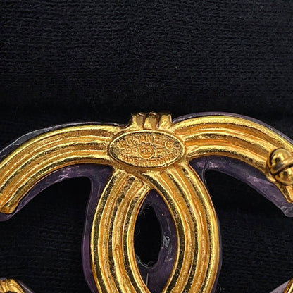Chanel Coco Mark Plastic Brooch 99P Chanel