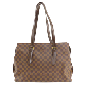 Louis Vuitton N51119 Chelsea Damier Ebene Tote Bag Canvas
