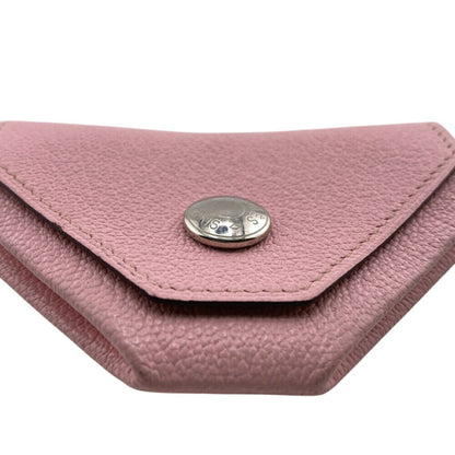 Hermes Levain Quatre Verso Compact Wallet Coin Case Pink