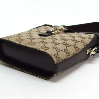 Gucci Gg Shadow Sherry Line Mini Bucket Bag Shoulder Unused