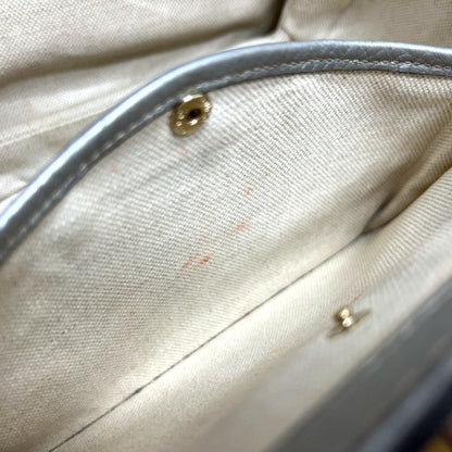 Gucci 254884 New Bamboo Handle Handbag Leather