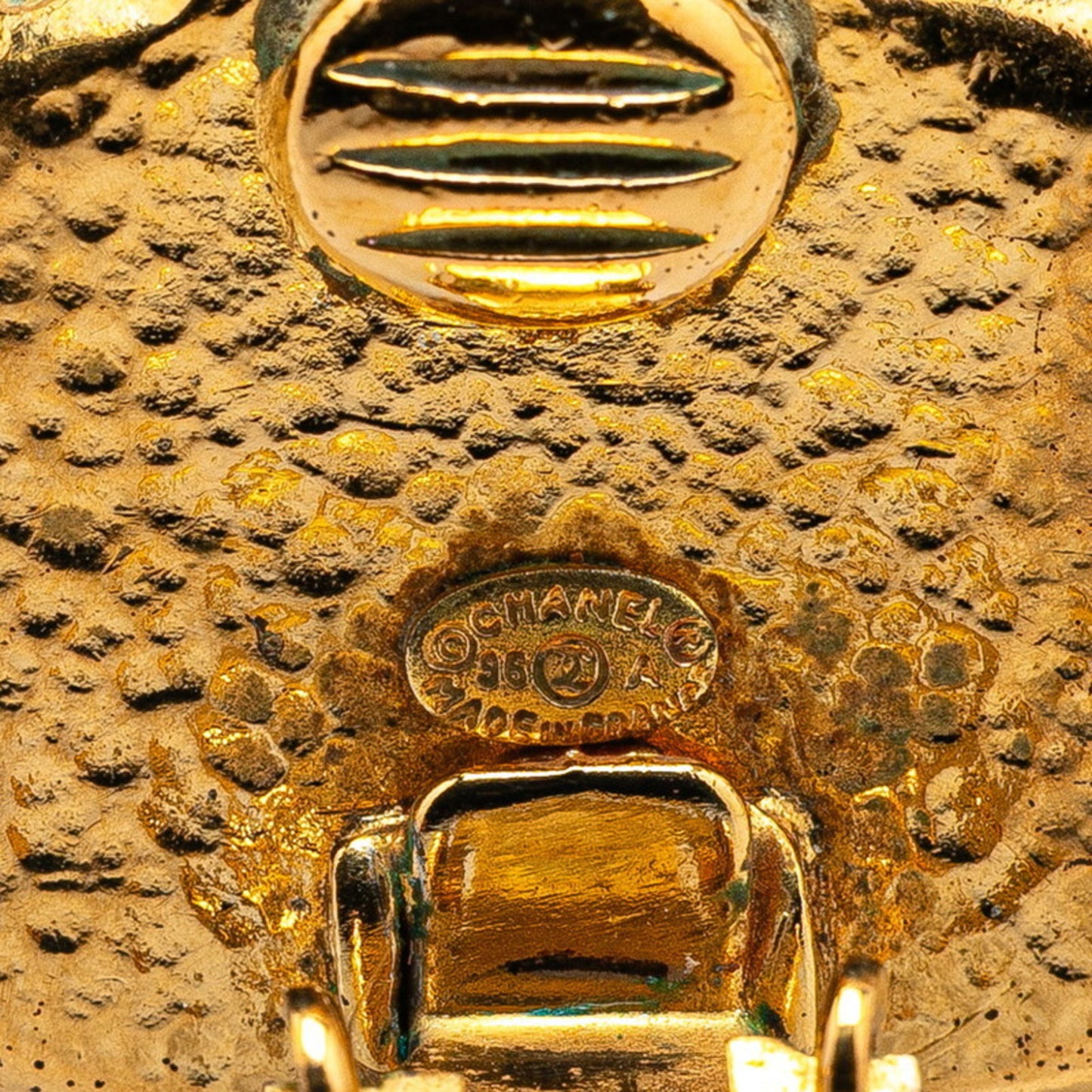 Vintage Chanel Coco Mark Earrings