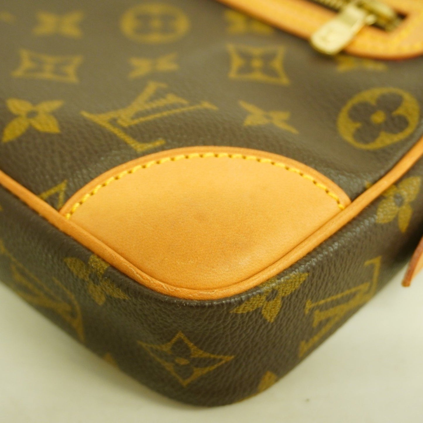 Louis Vuitton Monogram Marly Dragonne Gm Clutch Bag M51825 Brown