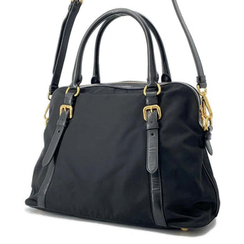 Prada Handbag Nylon 1Bb013 Prada 2Way Bag Black