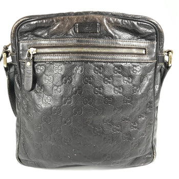 Gucci 201448 Guccissima Gg Pochette Shoulder Bag In Shimmering Leather