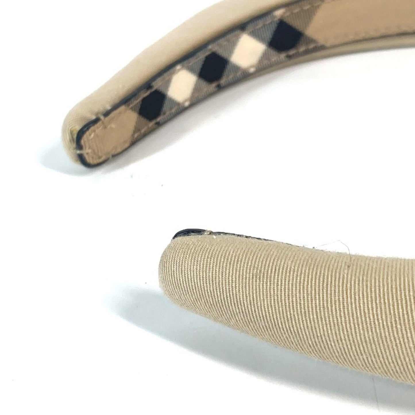 Burberry Burberry Checked Pattern On The Inside Tb Hair Headband Hairband Canvas