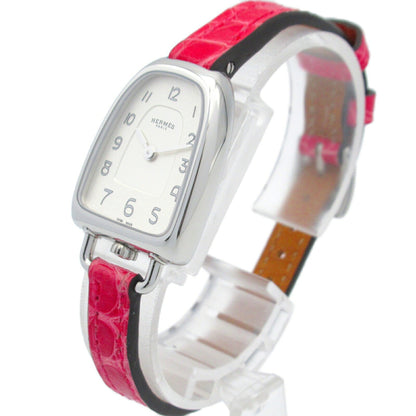 Hermes Hermes Gallop Watch Stainless Steel Leather