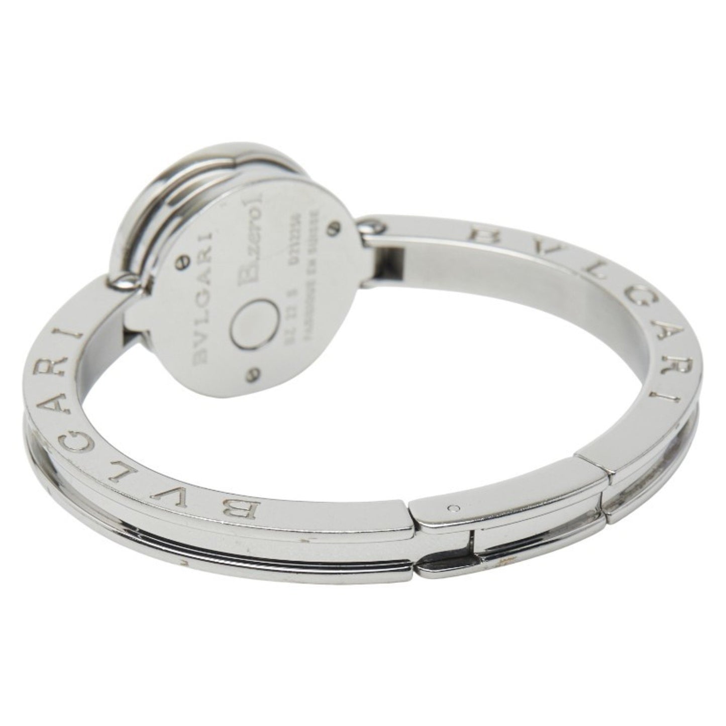 Bvlgari B.Zero1 Bangle Watch Bz22S Quartz Black Dial Stainless Steel