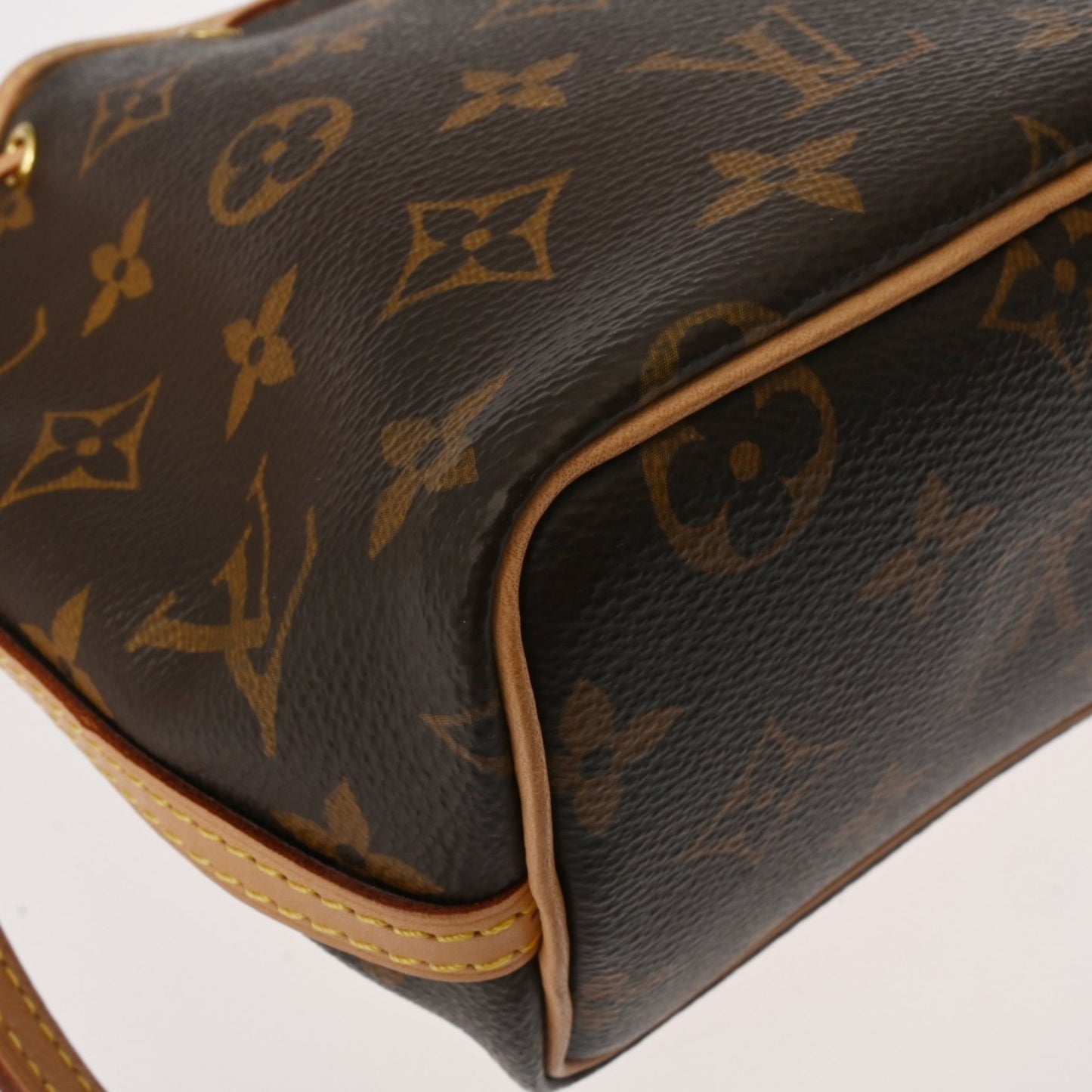 Louis Vuitton Monogram Nano Noe 2-Way Brown M81266 Women'S Canvas Shoulder Bag