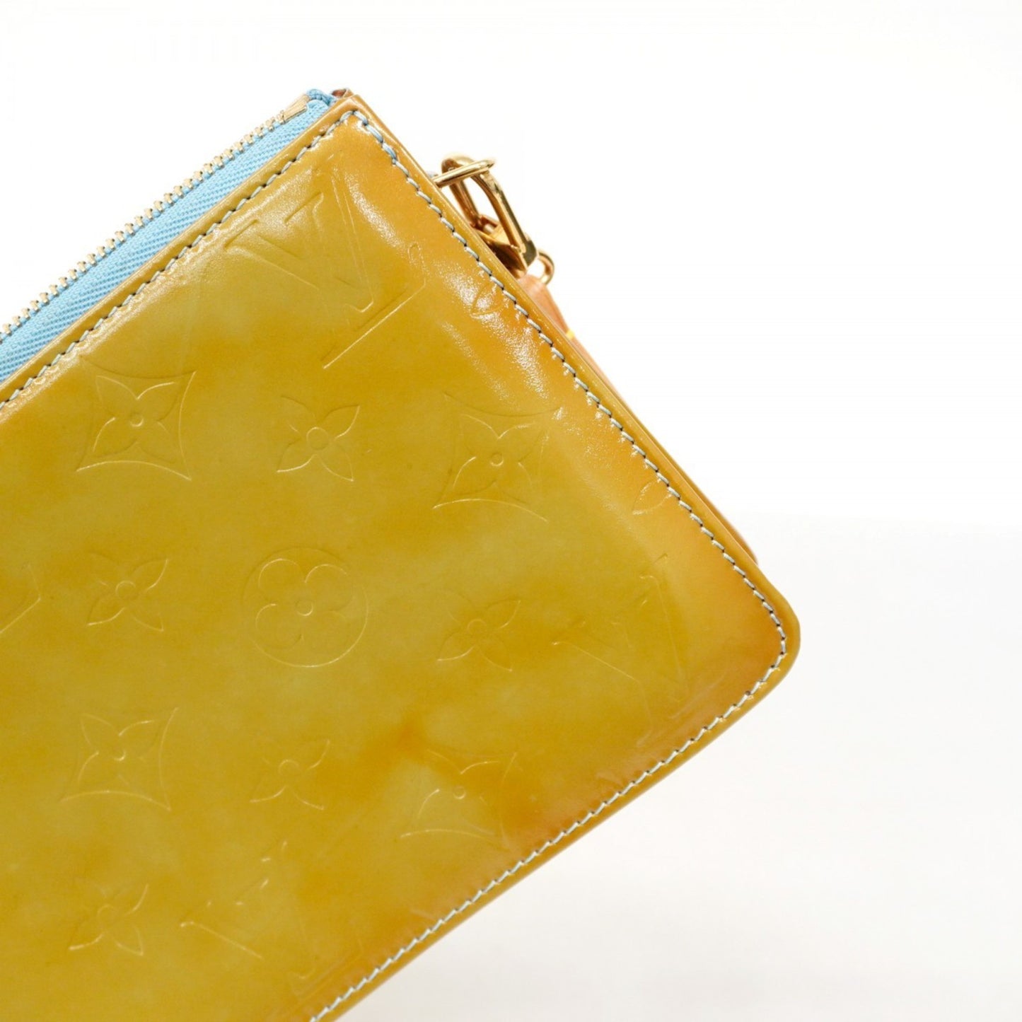 Louis Vuitton Vernis Lexington Pouch M91056 Baby Blue