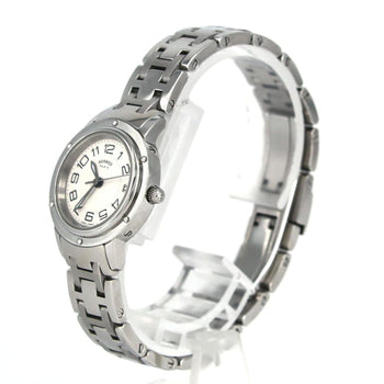 Hermes Clipper Classic Cp1.210 Ss Quartz Watch