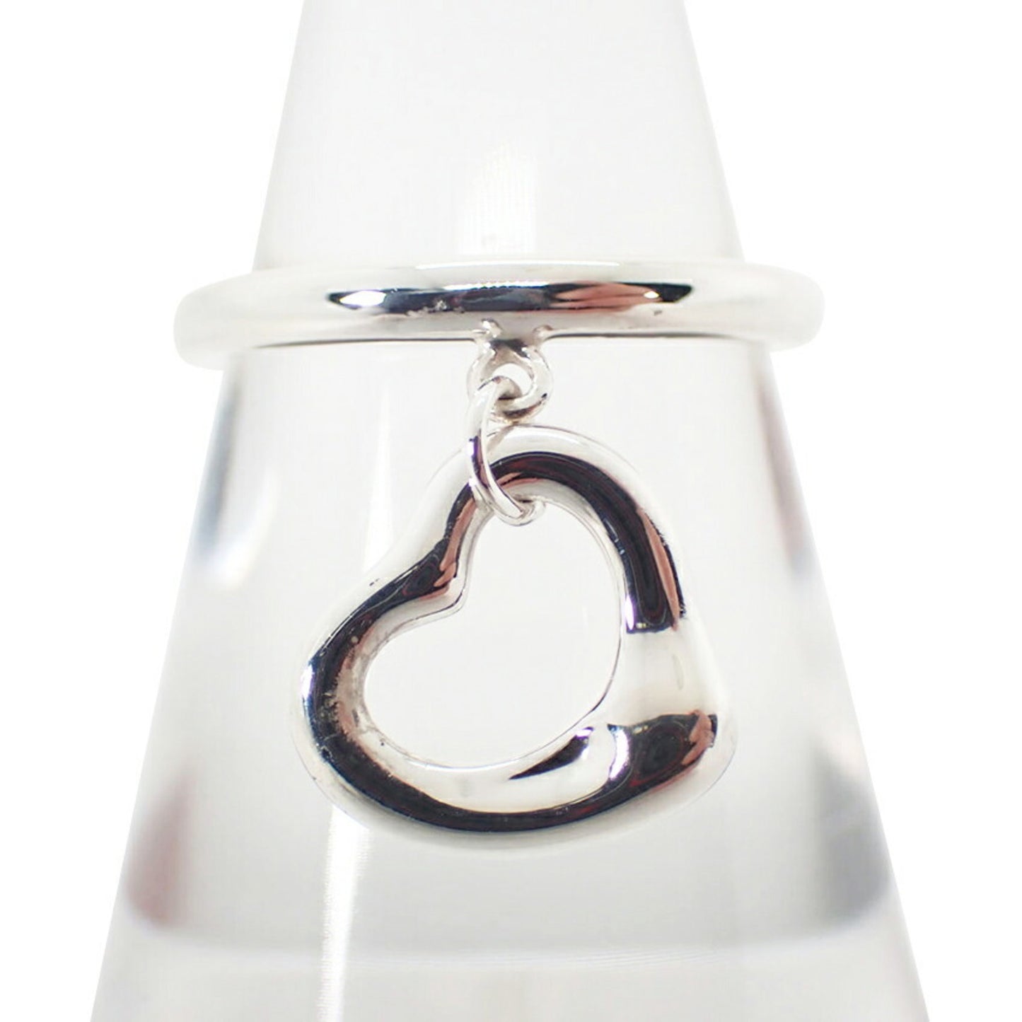 Tiffany 925 Heart Ring Size 7 J9-3