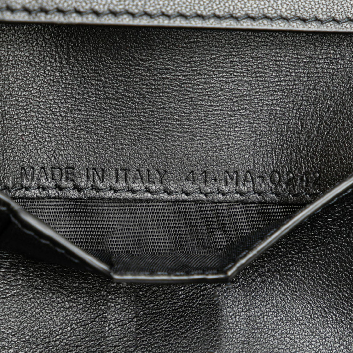 Christian Dior Dior Cannage Tri-Fold Wallet Compact Black Leather