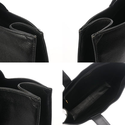 Chanel Black Women'S Caviar Skin Tote Bag