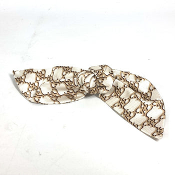 Fendi Ribbon Hair Hairpin Barrette Silk