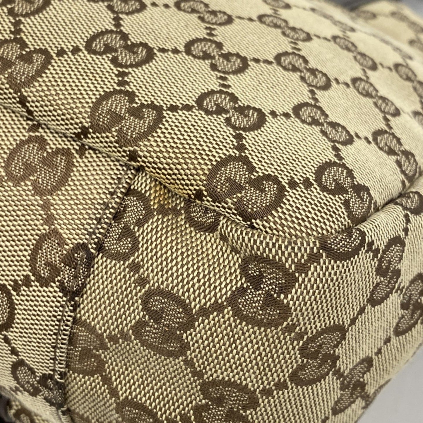 Gucci Shoulder Bag Gg Canvas 145859 Beige Brown